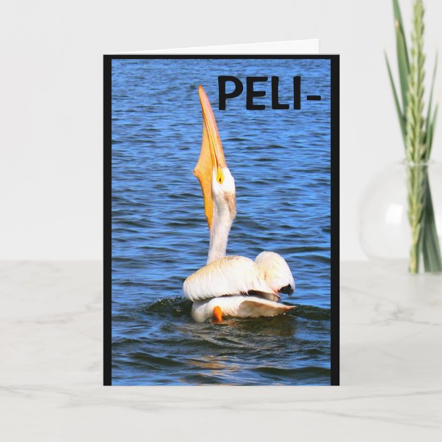PeliCan I Wish You Merry Christmas? Card (Front)