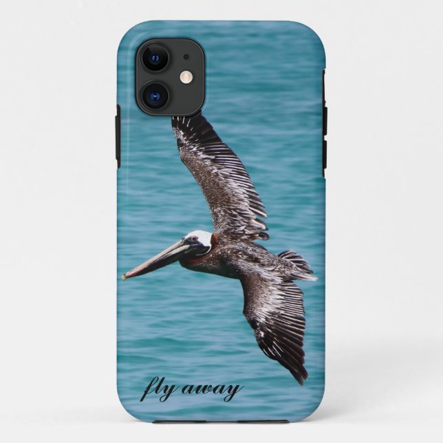 Pelican in flight Case-Mate iPhone case (Back)
