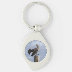Pelican landing on post key ring