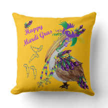 Pelican Mardi Gras Party decor