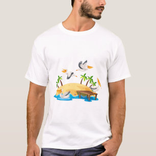 Pelican on the island T-Shirt