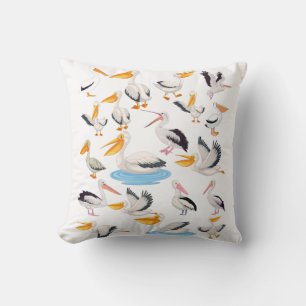PELICAN PATTERN CUSHION