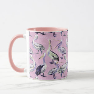 Pelican Pattern Mug