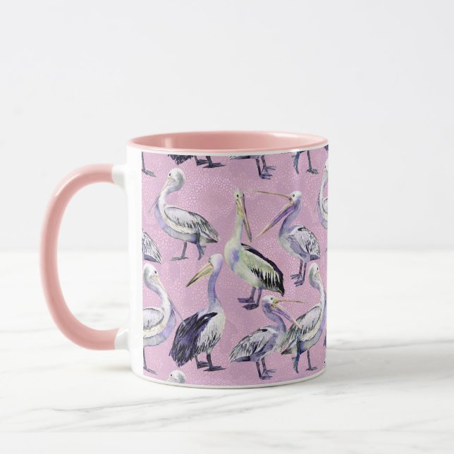 Pelican Pattern Mug (Left)