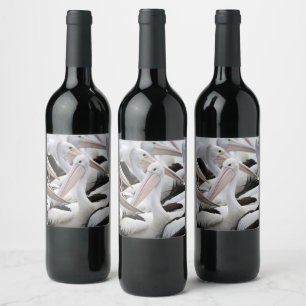 Pelican Pod Wine Label