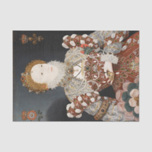 Pelican Portrait Queen Elizabeth I Tissue Paper