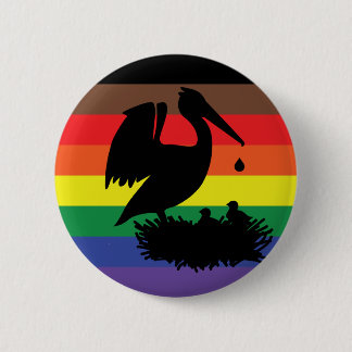 Pelican Pride 6 Cm Round Badge
