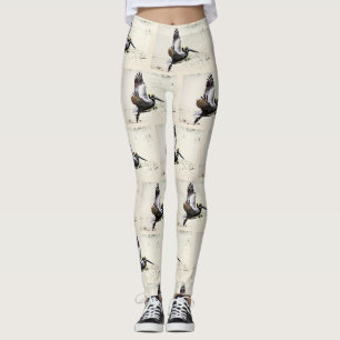 Pelican Print Leggings, leggings, gifts, clothing Leggings