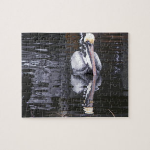 Pelican Reflecting Jigsaw Puzzle