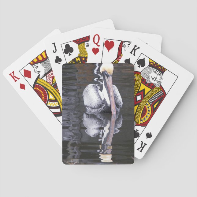 Pelican Reflecting Playing Cards (Back)