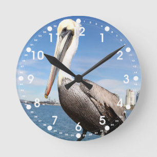 Pelican Round Clock