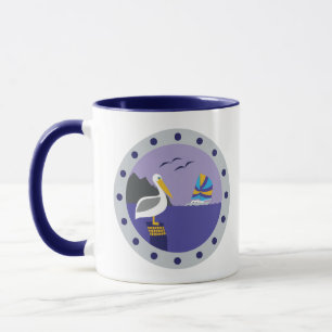 Pelican Sailboat Mug