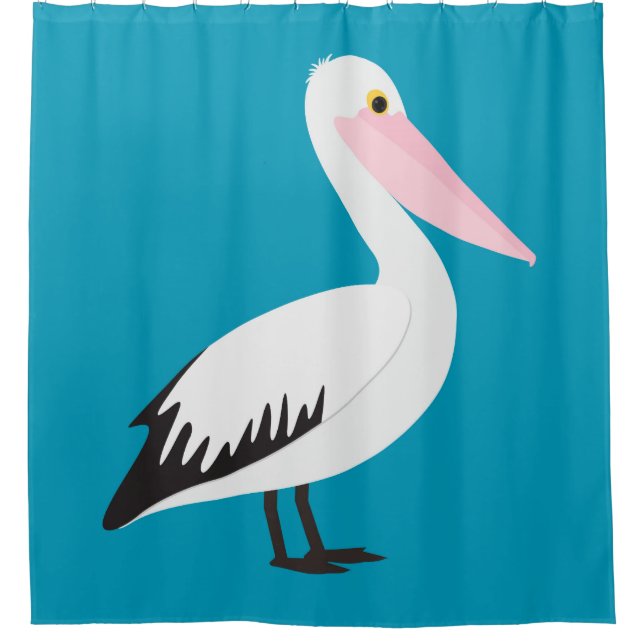Pelican Shower Curtain (Front)