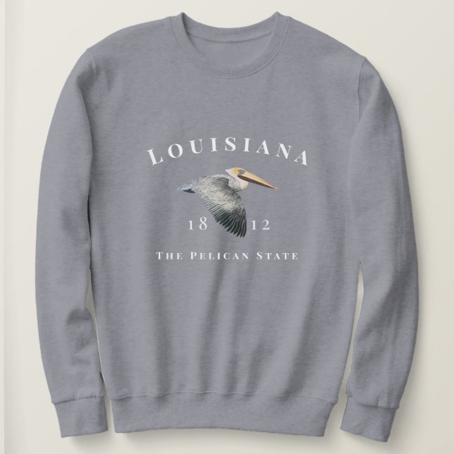 Pelican State 1812 Womens Sweatshirt (Design Front)