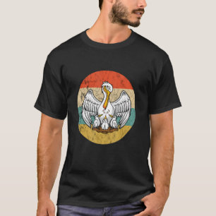 Pelican Vintage Retro Pelican Chicks Hatch Tropica T-Shirt