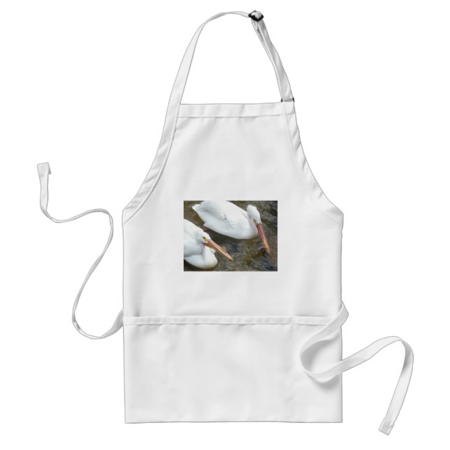 pelicans, 2 standard apron (Front)
