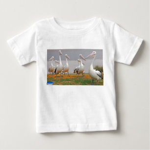 Pelicans in Kalbarri, Western Australia Baby T-Shirt