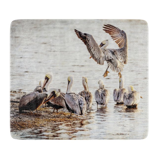 Pelicans on the Bayou Cutting Board (Front)