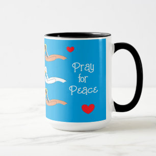 Pelicans Praying for Peace Mug
