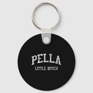 Pella high school hs pella ia vintage sports  key ring