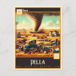 Pella, Iowa Vintage Postcard