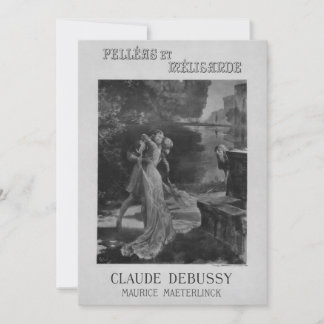 Pelleas and Melisande Opera, 1902 Invitation