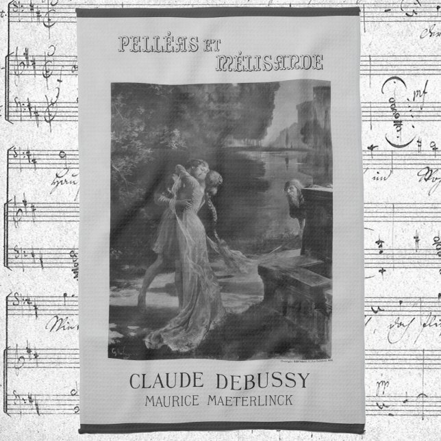 Pelleas and Melisande Opera, 1902 Tea Towel (Creator Uploaded)