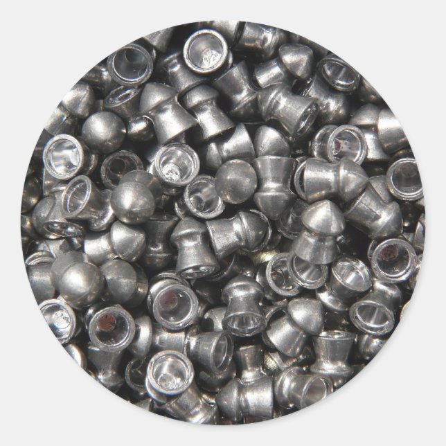 Pellet Gun Ammo - Lead Sharp Tips for Shooting Classic Round Sticker (Front)