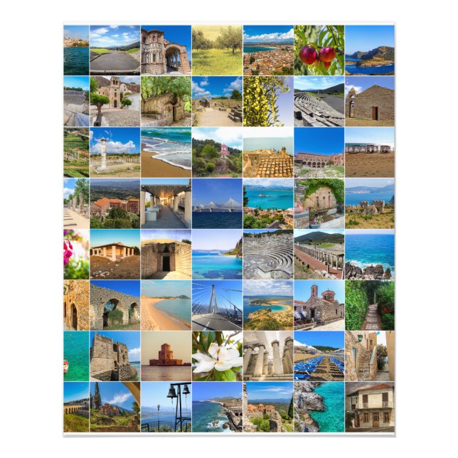 Peloponnese Greece Landscape Photography Print  (Front)