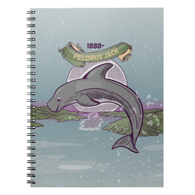 Pelorus Jack New Zealand Dolphin Notebook (Front)
