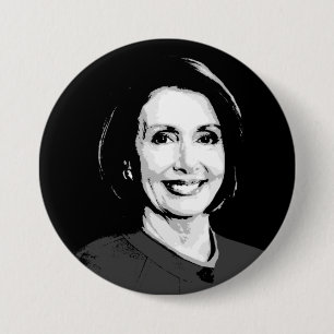 PELOSI 7.5 CM ROUND BADGE