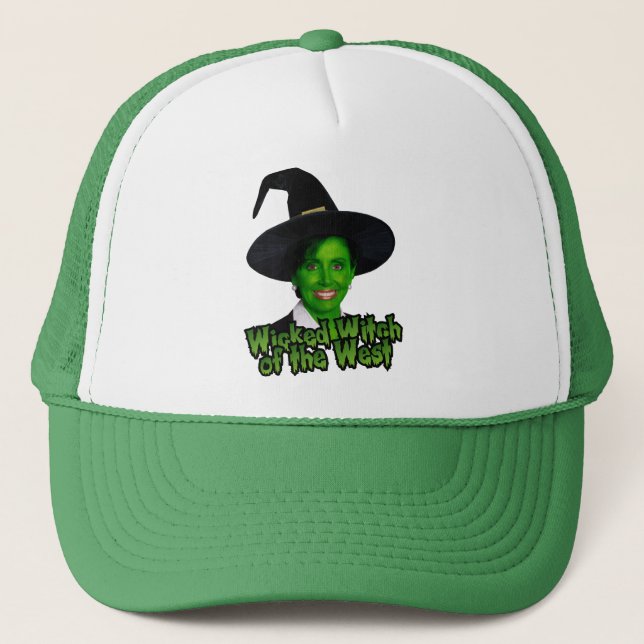 Pelosi Wicked Witch of the West Trucker Hat (Front)