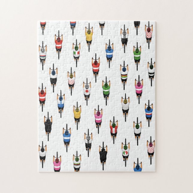Peloton Jigsaw Puzzle (Vertical)