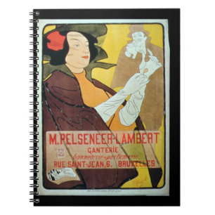 'Pelseneer-Lambert Glove Makers, Millinery and Per Spiral Notebook