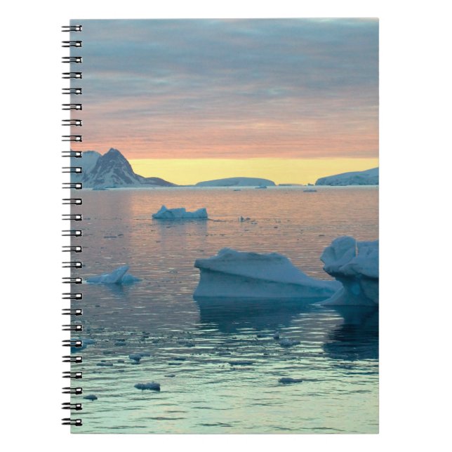Peltier Channel in the last light of the day Notebook (Front)