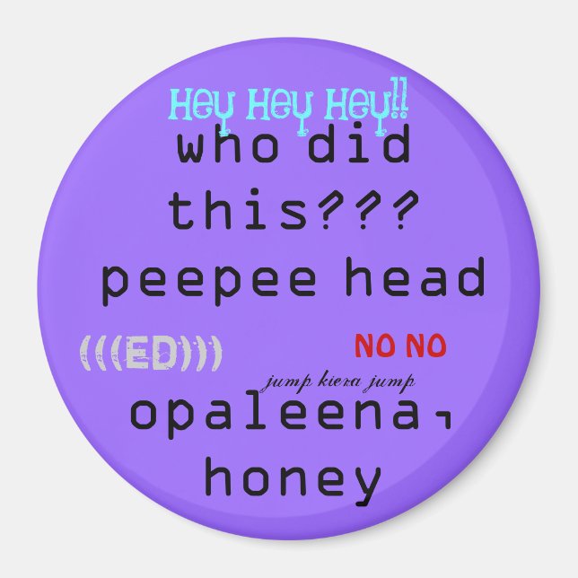 pelto pup magnet (Front)