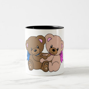 Peluche bears Two-Tone coffee mug