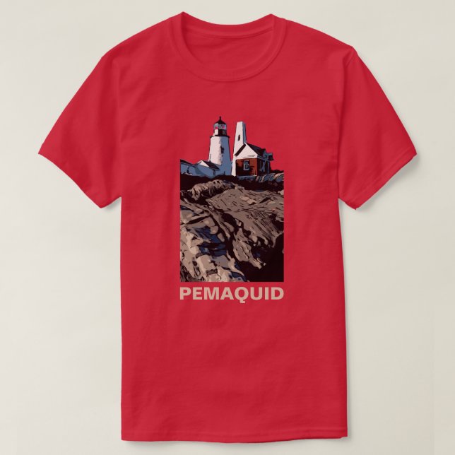PEMAQUID POINT LIGHT T-Shirt (Design Front)