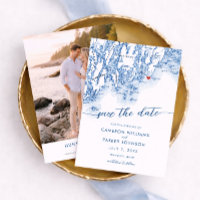Pemaquid Point Light Wedding Maine Map Navy Blue