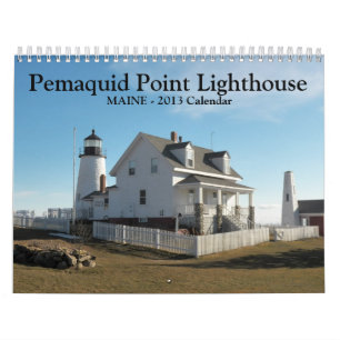 Pemaquid Point Lighthouse Calendar