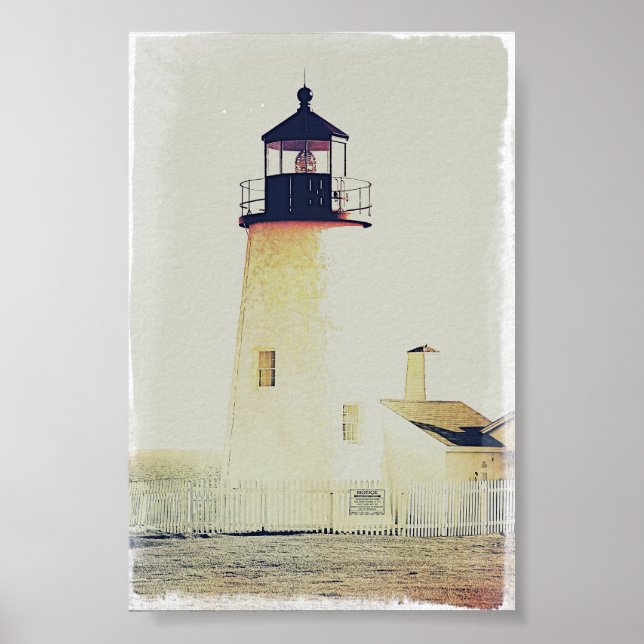 Pemaquid Point Lighthouse Maine Poster (Front)