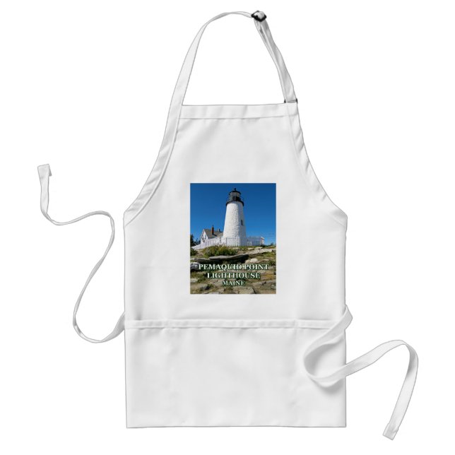 Pemaquid Point Lighthouse, Maine Standard Apron (Front)