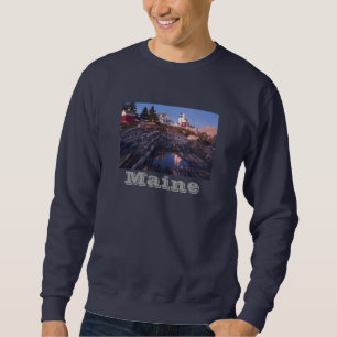 Pemaquid Point Lighthouse on The Coast Of Maine Sweatshirt