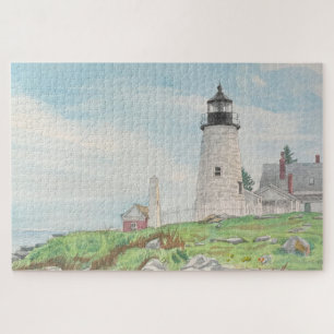 Pemaquid Point Watercolor 1014pc Puzzle
