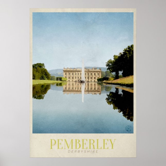 Pemberley Travel Poster (Front)