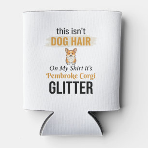 Pembroke Corgi Glitter Funny Dog Lover Design_1 Can Cooler