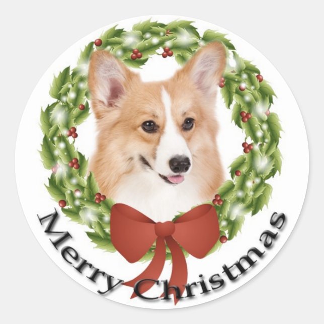 Pembroke Corgi Sticker (Front)