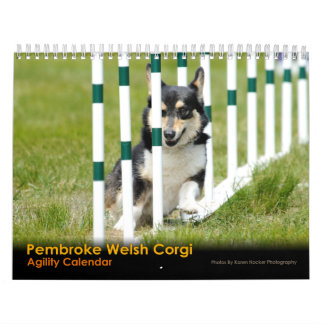 Pembroke Welsh Corgi Agility Calendar