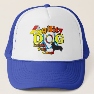 Pembroke Welsh Corgi Agility Shirts Gifts Trucker Hat