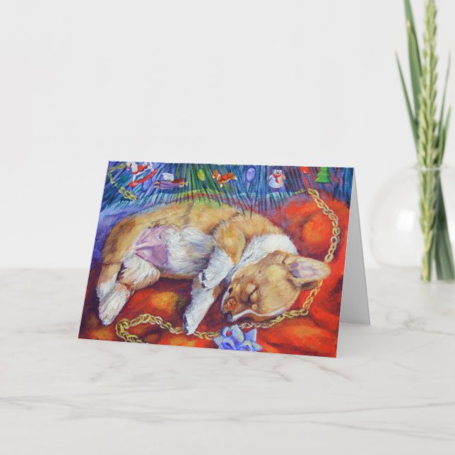 Pembroke Welsh Corgi Christmas Cards (Front)